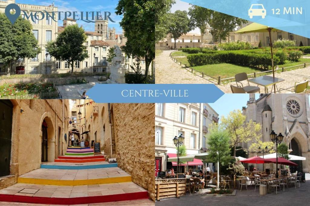028- Chu Hopital, Appart 2Chambres, Parking, Tram 몽펠리에 외부 사진